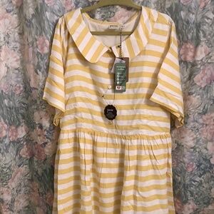 Joanie Yellow Striped Dress